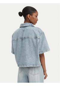 Hugo - HUGO Koszula jeansowa Gesila_1 50559758 Błękitny Relaxed Fit. Kolor: niebieski. Materiał: bawełna #2