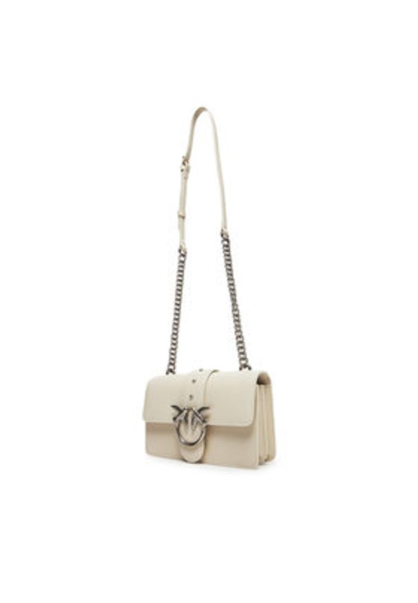 Pinko - PINKO Torebka Love One Mini Cl PE 25 PCPL 100059 A0F1 Écru. Materiał: skórzane