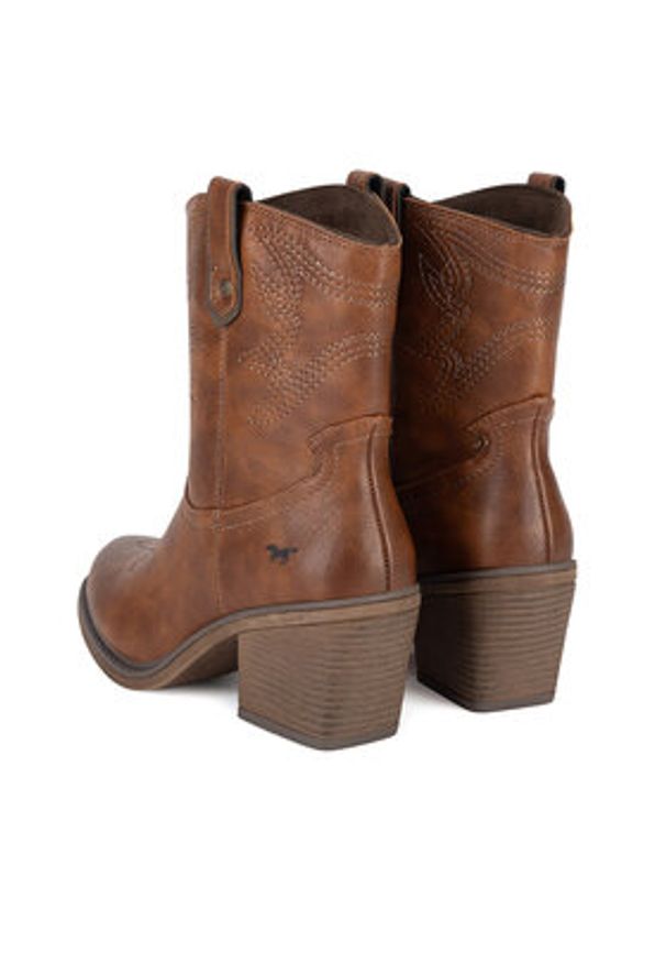 Mustang Kowbojki 1479-502-307 Brązowy. Kolor: brązowy. Materiał: materiał