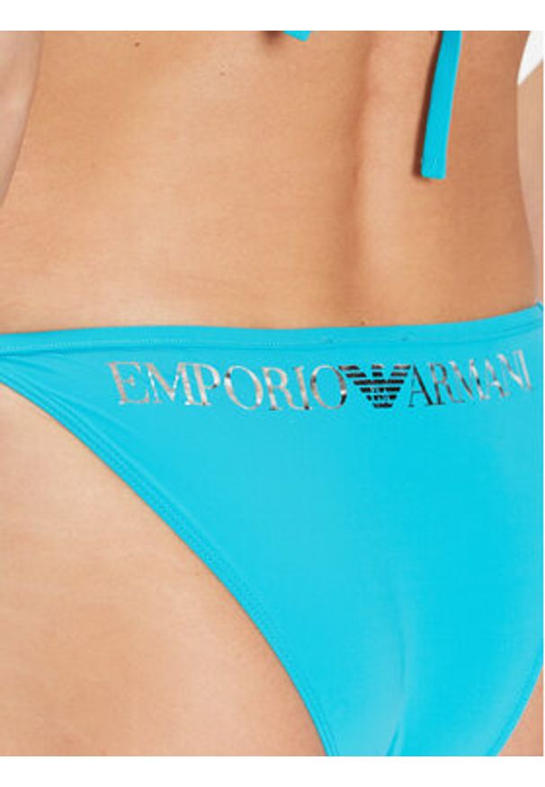 Emporio Armani Bikini 262185 3R313 00032 Błękitny. Kolor: niebieski. Materiał: syntetyk