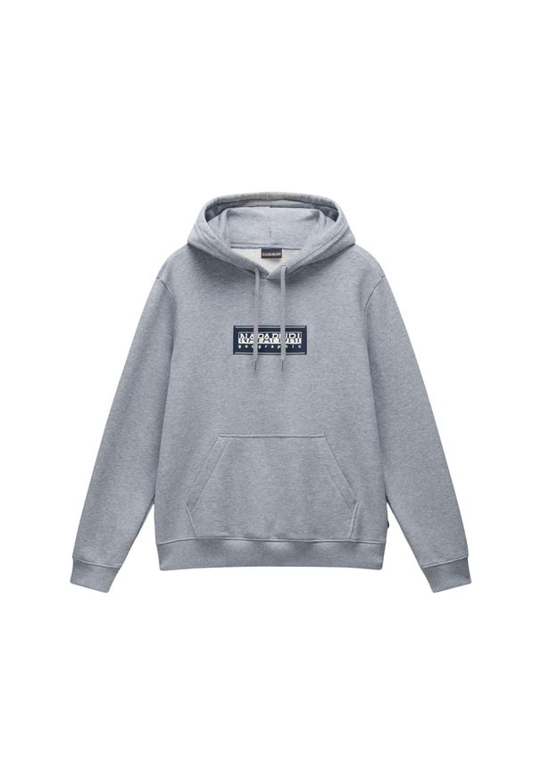 Bluza z kapturem Napapijri B-Box. Typ kołnierza: kaptur. Kolor: szary