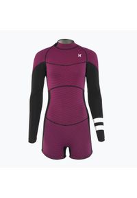 Pianka do pływania damska Hurley Advant Shorty Texture 2/2 mm Springsuit. Kolor: różowy