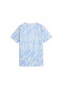 Puma - Młodzieżowa koszulka przedmeczowa Manchester City PUMA Silver Sky Blue. Kolor: niebieski