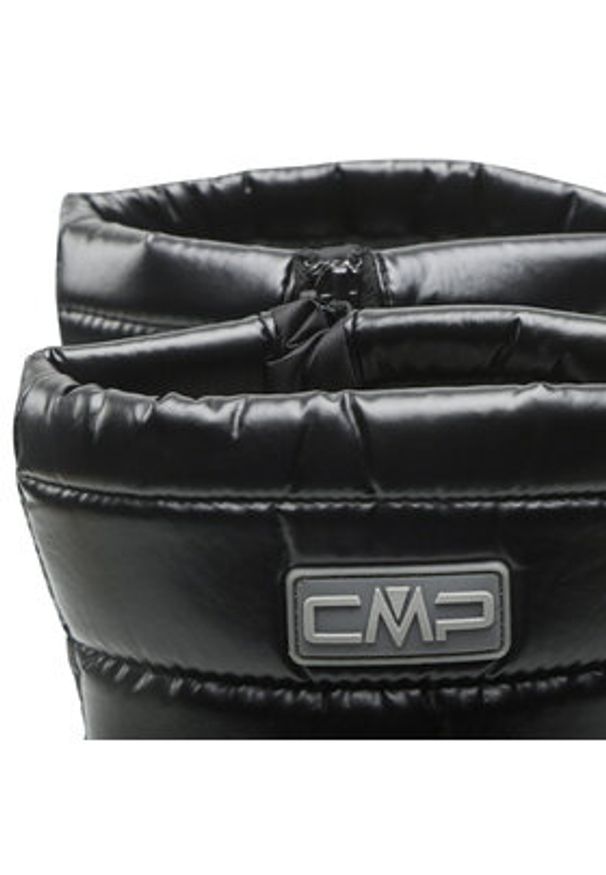 CMP Śniegowce Kids Glacey 3Q71274J Czarny. Kolor: czarny. Materiał: materiał