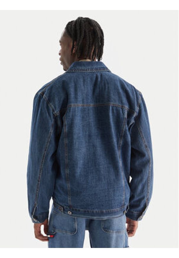 Quiksilver Kurtka jeansowa All Ride Denim Jkt EQYJK04177 Niebieski Regular Fit. Kolor: niebieski. Materiał: bawełna