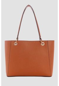 Guess - GUESS Brązowa torebka damska Noelle II. Kolor: brązowy. Materiał: skórzane. Styl: casual