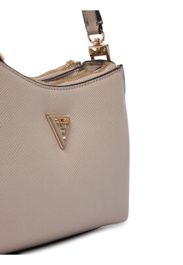 Guess Torebka Noelle II Mini HWZG96 72730 Beżowy. Kolor: beżowy. Materiał: skórzane