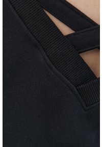 Answear Lab Bluza damska kolor czarny gładka. Kolor: czarny. Materiał: dzianina. Długość rękawa: długi rękaw. Długość: długie. Wzór: gładki. Styl: wakacyjny #5