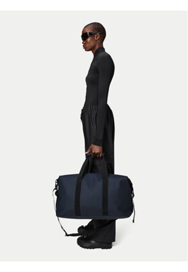 Rains Torba weekendowa Hilo Weekend Bag W3 14200 Granatowy. Kolor: niebieski. Materiał: materiał