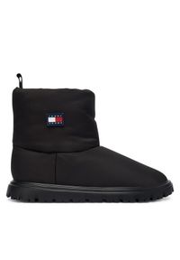 Tommy Jeans Śniegowce Tjw Snow Boot EN0EN02823 Czarny. Kolor: czarny. Materiał: materiał #1