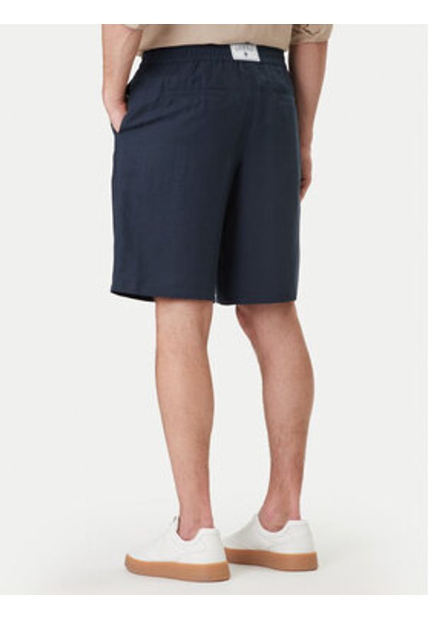 Guess Szorty sportowe F6GD01 WN202 Granatowy Regular Fit. Kolor: niebieski. Materiał: syntetyk. Styl: sportowy