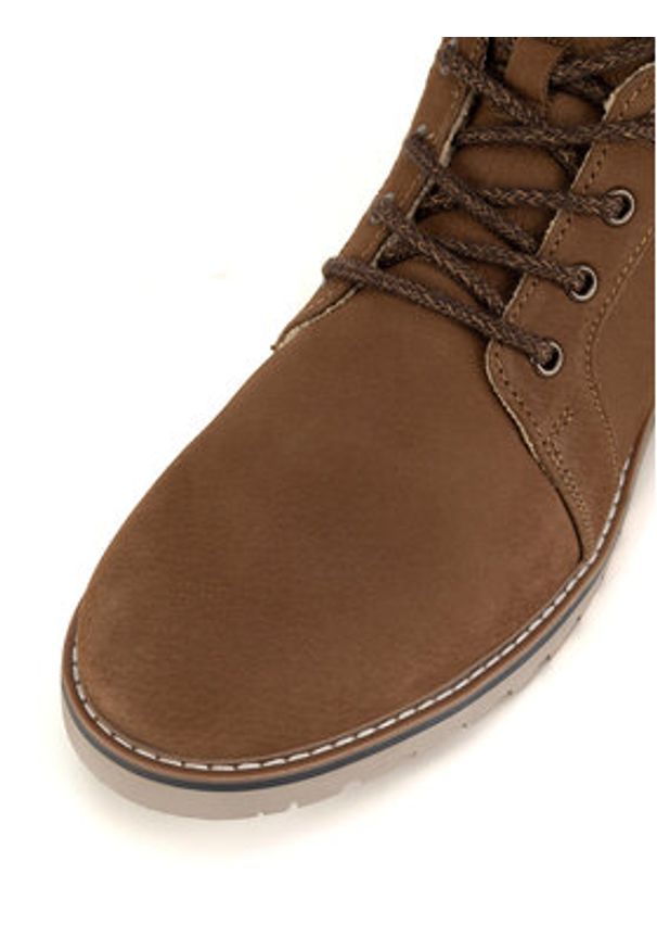 U.S. Polo Assn. Trapery POLY001M/DLT1 Brązowy. Kolor: brązowy. Materiał: nubuk, skóra