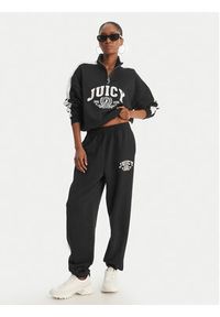 Juicy Couture Bluza College JCSAS126401 Czarny Relaxed Fit. Kolor: czarny. Materiał: bawełna #6