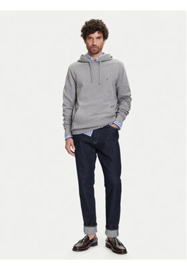 TOMMY HILFIGER - Tommy Hilfiger Bluza Essential MW0MW37235 Szary Regular Fit. Kolor: szary. Materiał: bawełna