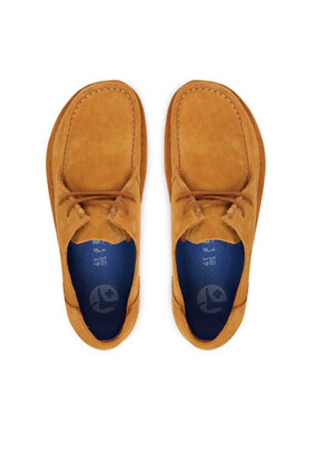 Birkenstock Półbuty Utti Lace 1031561 Żółty. Kolor: żółty. Materiał: zamsz, skóra