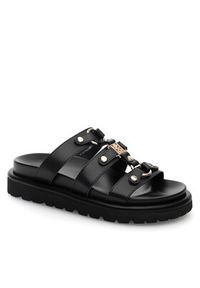Badura Klapki WFA2591-1Z Czarny. Kolor: czarny. Materiał: skóra #2