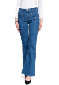 Lee - LEE FLARE DAMSKIE SPODNIE JEANSOWE L31NMANS 112107210