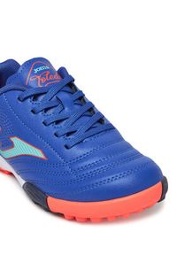 Joma Buty do piłki nożnej Toledo Jr 2504 TOJS2504TF Niebieski. Kolor: niebieski. Materiał: skóra #7