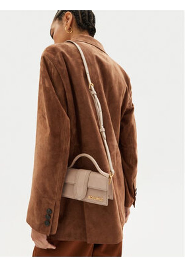 JACQUEMUS Torebka Le Bambino 213BA006-3066 Beżowy. Kolor: beżowy. Materiał: skórzane