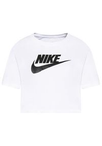Nike T-Shirt Sportswear Essential BV6175 Biały Loose Fit. Kolor: biały. Materiał: bawełna