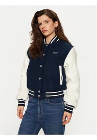 Tommy Jeans Kurtka bomber DW0DW19320 Granatowy Regular Fit. Kolor: niebieski. Materiał: syntetyk #1