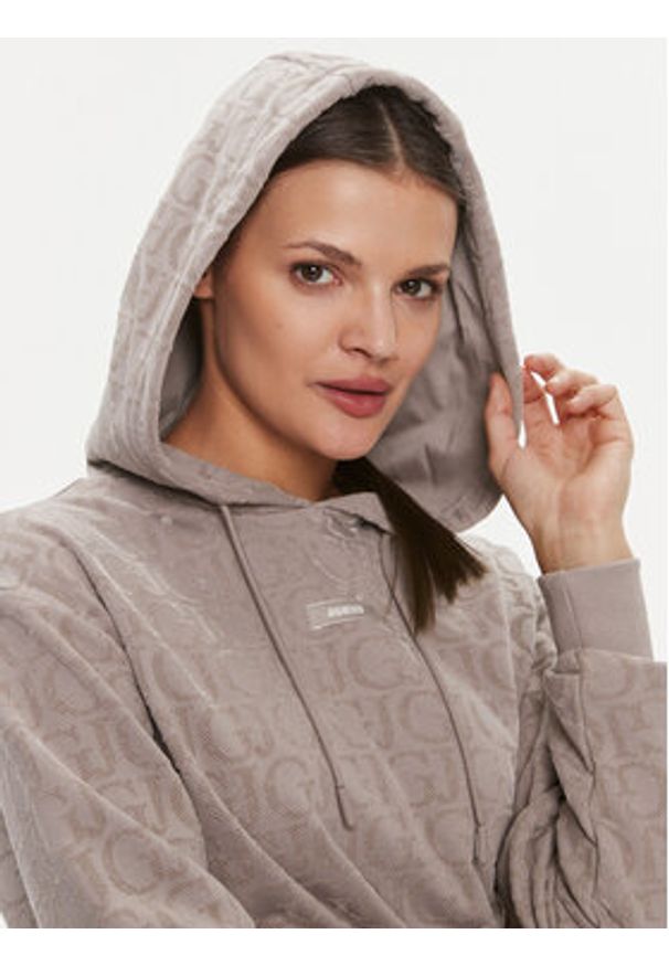 Guess Bluza Gj Logo V4RQ14 KC2W0 Szary Regular Fit. Kolor: szary. Materiał: bawełna