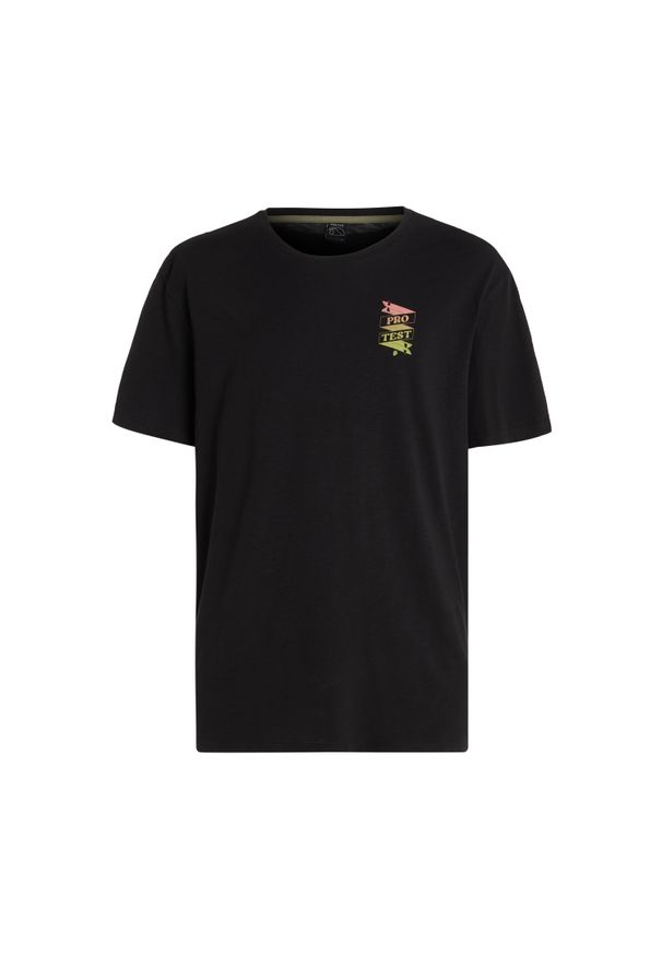 Koszulka Protest Prtvanua. Kolor: czarny. Materiał: bawełna. Sezon: lato. Sport: turystyka piesza