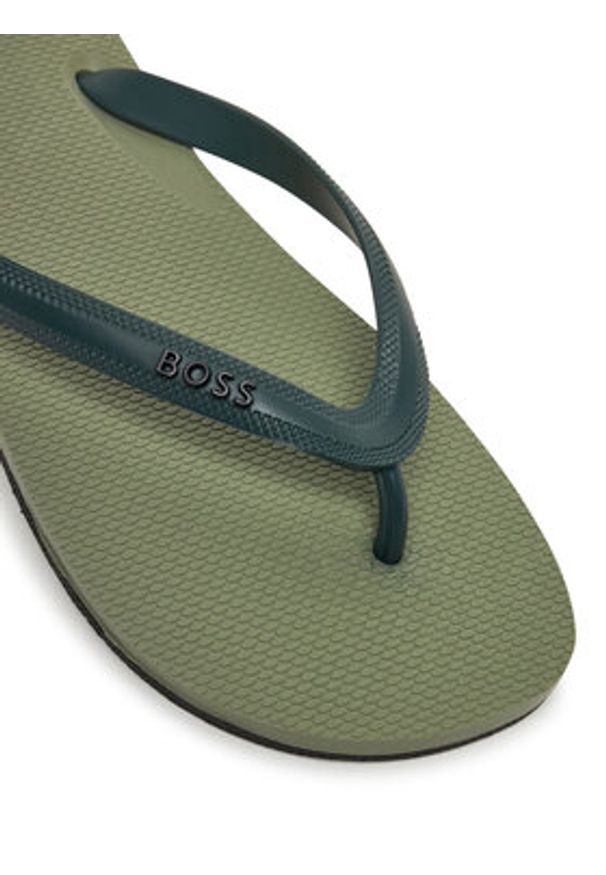 BOSS Japonki 50498208 Zielony. Kolor: zielony