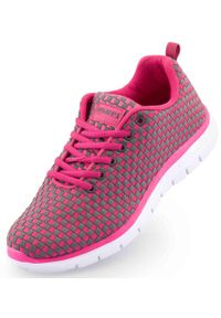 MARES - Różowe Sneakersy Damskie WMS Reel - Styl i Komfort. Kolor: różowy. Materiał: syntetyk, materiał