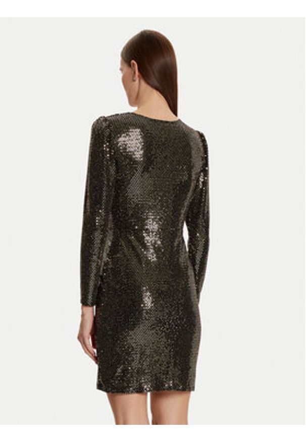 Morgan Sukienka koktajlowa 242-RSTELLA Czarny Regular Fit. Kolor: czarny. Materiał: syntetyk. Styl: wizytowy