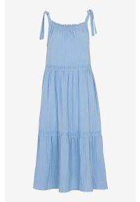 Cellbes - Sukienka letnia z bawełny ekologicznej. Kolor: niebieski. Materiał: bawełna. Sezon: lato #3