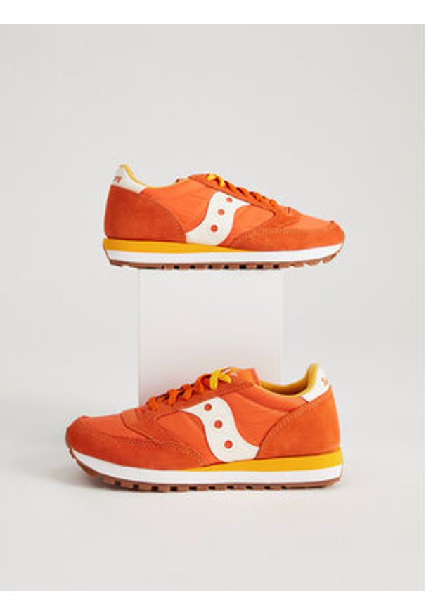 Saucony Sneakersy Jazz Original S2044 Pomarańczowy. Kolor: pomarańczowy. Materiał: mesh, materiał