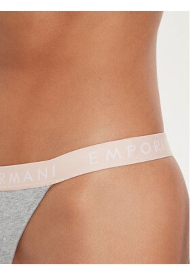 Emporio Armani Underwear Komplet stringów 164522 4F227 00948 Szary. Kolor: szary. Materiał: bawełna