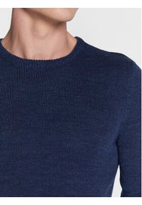 Blend Sweter 20714834 Granatowy Regular Fit. Kolor: niebieski. Materiał: syntetyk #4