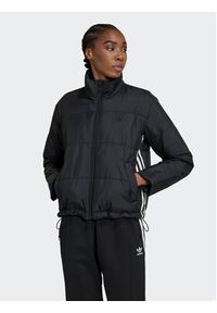 Adidas - adidas Kurtka przejściowa Short Puffer HM2613 Czarny Regular Fit. Kolor: czarny. Materiał: syntetyk #5