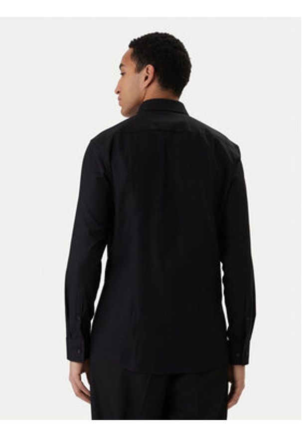 Hugo - HUGO Koszula Kenno 50555295 Czarny Slim Fit. Kolor: czarny. Materiał: bawełna