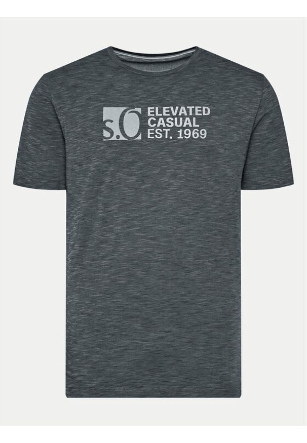 s.Oliver T-Shirt 2141235 Szary Regular Fit. Kolor: szary. Materiał: bawełna