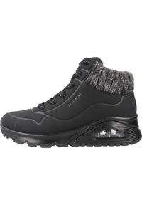 skechers - Kapcie SKECHERS GEN1 - DARLING D Czarny. Okazja: na co dzień. Wysokość cholewki: za kostkę. Zapięcie: sznurówki. Kolor: czarny. Materiał: materiał. Szerokość cholewki: normalna. Sport: turystyka piesza