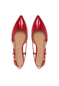 Guess Baleriny FLTFR2 PAF05 Czerwony. Kolor: czerwony. Materiał: skóra #3