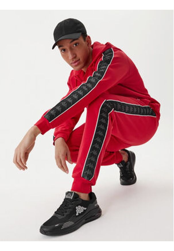 Kappa Bluza Banda Zamin 3 331U3ZW Czerwony Regular Fit. Kolor: czerwony. Materiał: bawełna