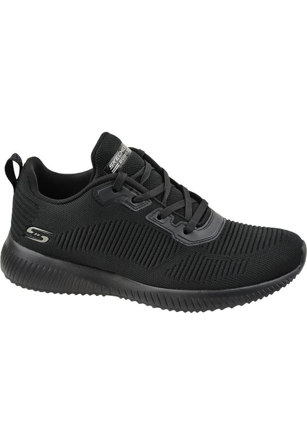 skechers - Trampki Skechers Bobs Squad Tough Talk, Czarny, Kobiety. Zapięcie: sznurówki. Kolor: czarny. Materiał: syntetyk, tkanina, materiał. Szerokość cholewki: normalna. Sport: turystyka piesza