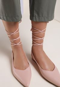 Renee - Różowe Sandały Sariel. Kolor: różowy #3