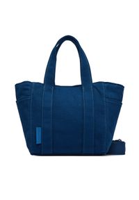 Calvin Klein Torebka Webbing Strap Canvas Small Tote LV04F3384G Niebieski. Kolor: niebieski #1
