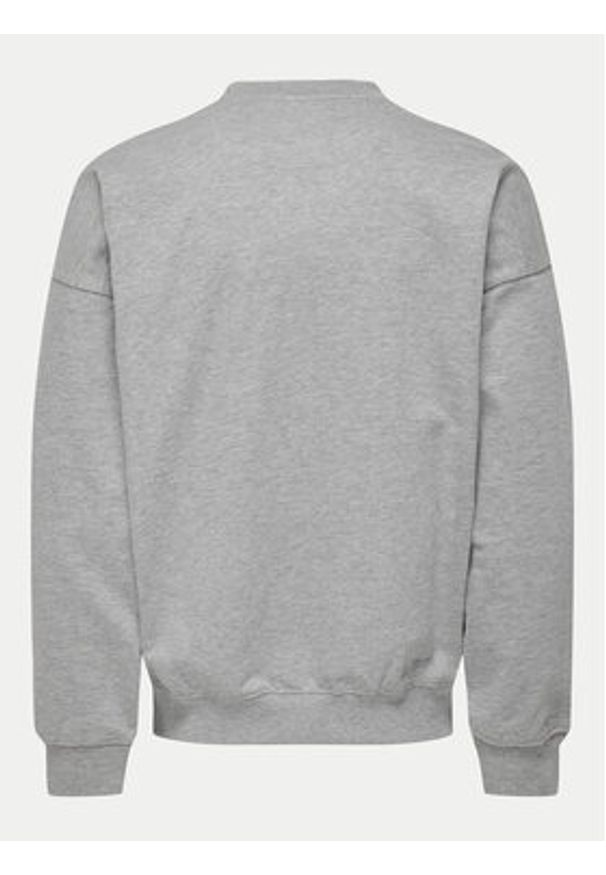 Only & Sons Bluza Alta 22030885 Szary Oversize. Kolor: szary. Materiał: bawełna