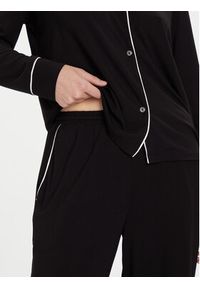 Karl Lagerfeld - KARL LAGERFELD Piżama A4W45004 Czarny Relaxed Fit. Kolor: czarny. Materiał: wiskoza