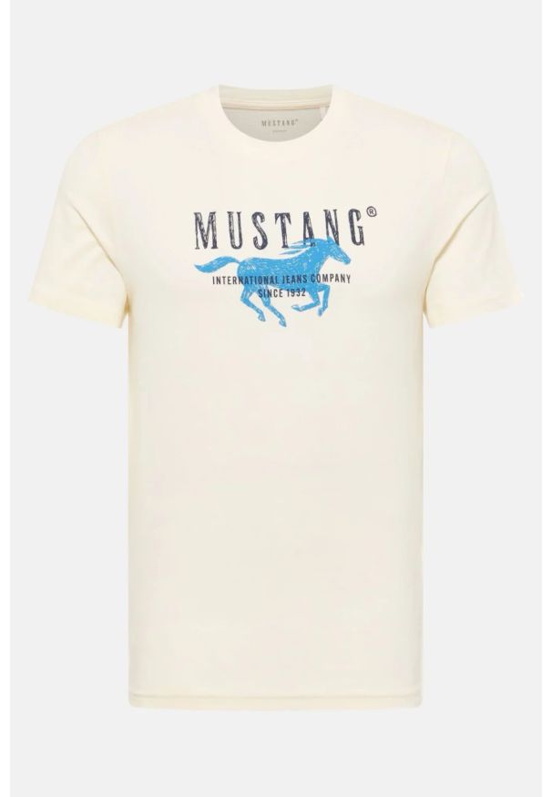 Męski T-Shirt Mustang Style Austin Whisper White 1016484 2013