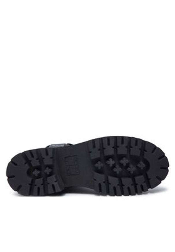 Tommy Jeans Botki Tjw Urban Biker Boot Leather EN0EN02728 Czarny. Kolor: czarny. Materiał: skóra