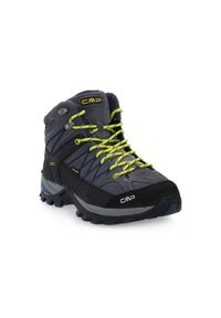 Buty trekkingowe damskie CMP 66UL Rigel Mid Wmn Trekking. Wysokość cholewki: za kostkę. Zapięcie: sznurówki. Kolor: wielokolorowy, czarny. Materiał: materiał. Szerokość cholewki: normalna