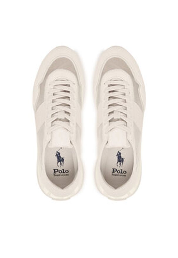 Polo Ralph Lauren Sneakersy 804P04916001 Écru. Kolor: kremowy. Materiał: zamsz, skóra