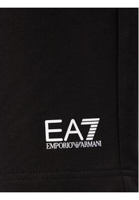 EA7 Emporio Armani Szorty sportowe 8NPS65 PJVRZ 1200 Czarny Regular Fit. Kolor: czarny. Materiał: bawełna. Styl: sportowy